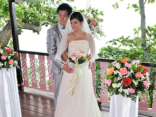 テラスでの挙式